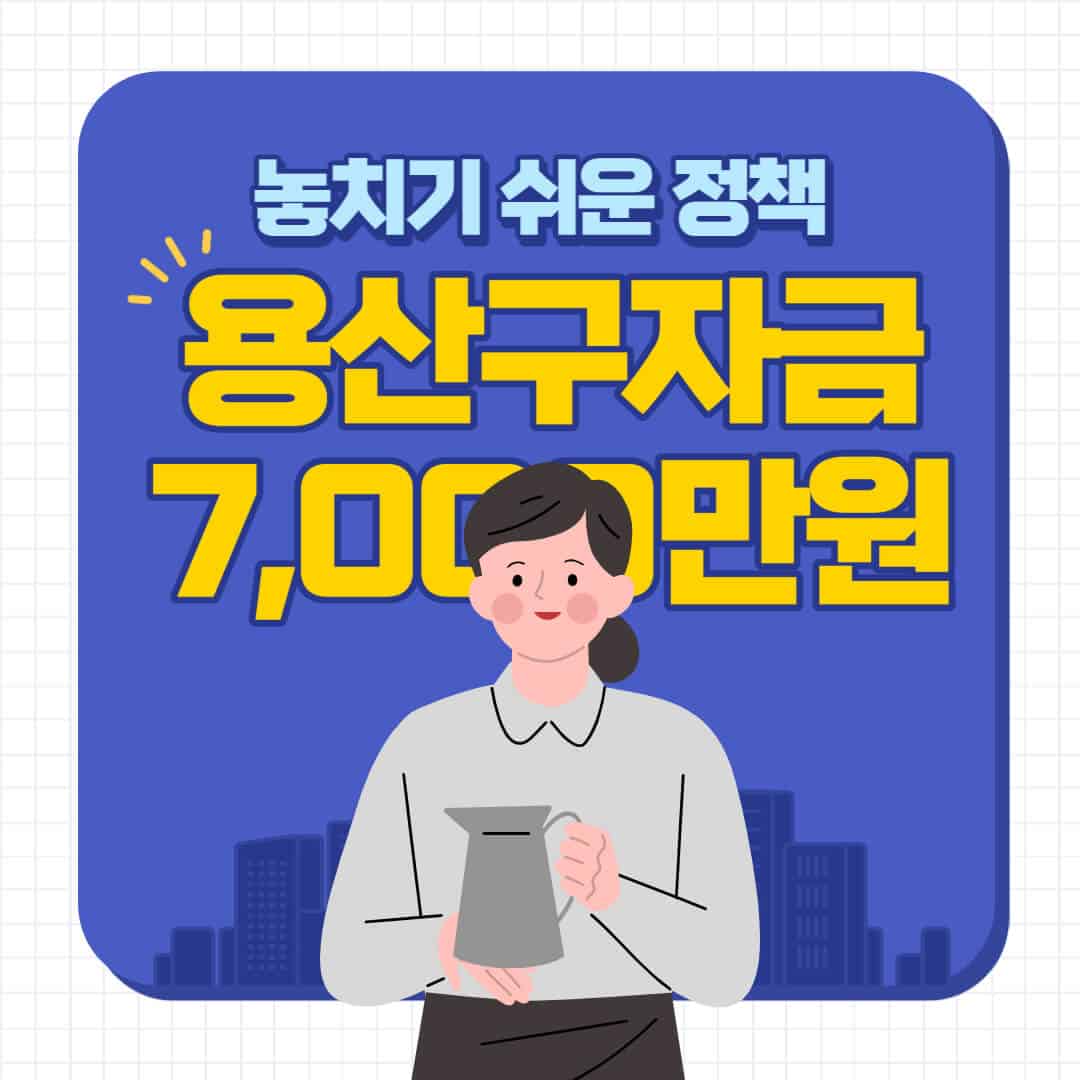 용산구 소상공인 긴급경영안정자금