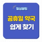 토요일 문여는 약국
