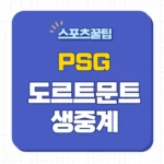 PSG 도르트문트 중계