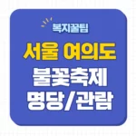 서울세계불꽃축제 시간