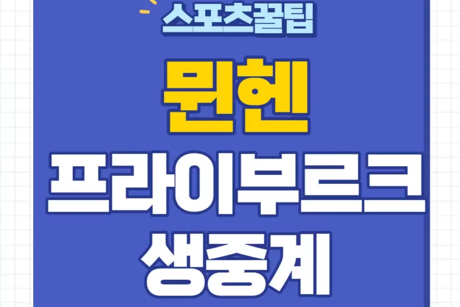 뮌헨 프라이부르크 중계