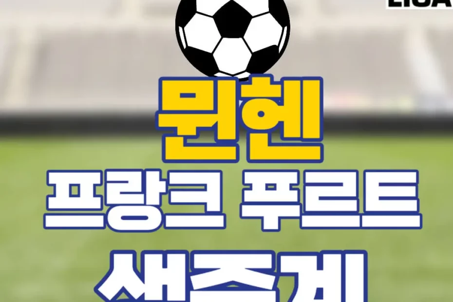 뮌헨 프랑크푸르트 중계